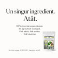 Konjac glucomannan — un singur ingredient, 100% rizomi de konjac, certificat ecologic RO-ECO-008, Biovicta