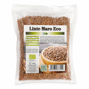 Linte maro BIO 250g, pachet, Biovicta