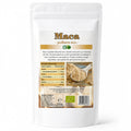 Maca pulbere BIO, 500g — doypack alb opac stand-up cu eticheta completă, rădăcină Lepidium meyenii, Biovicta