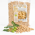 Năut boabe BIO 500g — boabe năut uscate și păstaie năut verde proaspătă, prezentare lifestyle, Biovicta