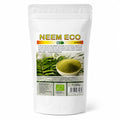 Neem pudră, BIO 200g — pungă albă doypack stand-up cu eticheta NEEM ECO completă, pulbere Azadirachta indica India, Biovicta