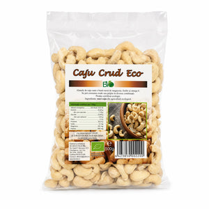 Nuci caju întregi crude BIO RAW 500g Biovicta, eticheta cu certificare ecologică RO-ECO-008