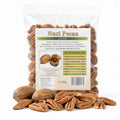Nuci pecan 200g — jumătăți de pecan și nuci pecan în coajă, prezentare lifestyle, Biovicta