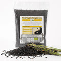 Orez negru integral BIO 500g — boabe orez negru și panicul plantă orez, prezentare lifestyle, Biovicta