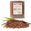Orez roșu integral BIO 500g — boabe orez roșu și panicul plantă orez, prezentare lifestyle, Biovicta