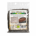 Orez sălbatic BIO 250g — pungă transparentă cu boabe orez sălbatic, eticheta completă, origine SUA, Biovicta