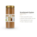 Scorțișoară pudră Ceylon BIO 120 g din pachet, borcan cu eticheta completă, altă specie decât Cassia, Biovicta