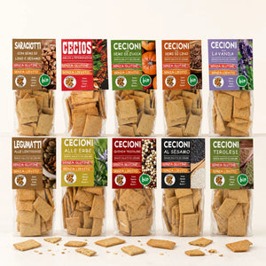 Pachet Degustare Crackers Biovicta - 10 sortimente leguminoase fără gluten