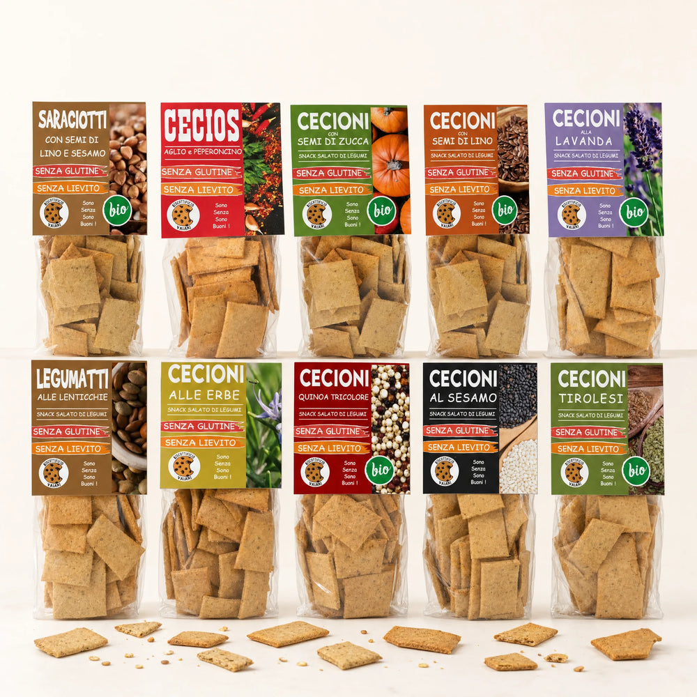 Pachet Degustare Crackers Biovicta - 10 sortimente leguminoase fără gluten