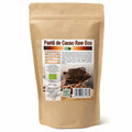 Pasta de cacao RAW BIO 300g — doypack kraft maro stand-up cu eticheta completă, masă cacao raw Peru, Biovicta