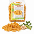 Paste fusilli fără gluten din năut BIO, 250g — paste fusilli și boabe de năut, prezentare lifestyle, Biovicta