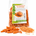 Paste sedanini din linte roșie fără gluten BIO, 250g — paste sedanini și linte roșie, prezentare lifestyle, Biovicta
