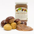 Piure de castane BIO cu rom și vanilie, 350g — castane naturale și cremă, prezentare lifestyle, Biovicta