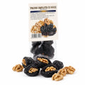 Prune uscate umplute cu miez întreg de nucă alături de pachet, gustare delicioasă fără sâmburi, 150g Biovicta