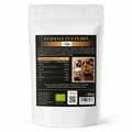 Pudră de curmale eco, îndulcitor natural, 200g — pungă cu eticheta completă, îndulcitor din curmale certificat ecologic, Biovicta