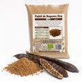 Pudră de roșcove BIO 250g — pudră roșcove și păstăi roșcove proaspete, prezentare lifestyle, Biovicta