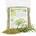 Rozmarin BIO 100g — ace uscate de rozmarin și ramură proaspătă, prezentare lifestyle, Biovicta