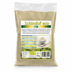 Schinduf semințe pudră BIO 100g  -  Trigonella foenum-graecum (fenugreek), pudră fină din semințe măcinate, certificat ecologic RO-ECO-008, mono-ingredient
