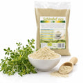 Pulbere de schinduf BIO Trigonella foenum-graecum cu ramuri verzi de plantă, 100g Biovicta