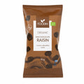 Stafide în ciocolată raw BIO, 80g — pungă Foodin cu eticheta completă, snack ecologic Finlanda, Biovicta