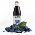 Suc de afine 100%, 750ml — afine naturale și suc, prezentare lifestyle, Biovicta