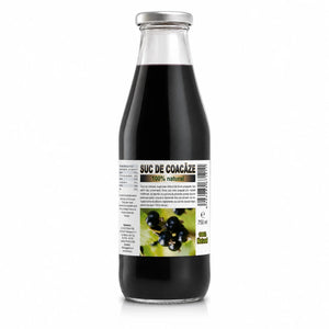 Suc coacaze negre 100% 750ml, pachet, Biovicta