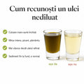 Ulei de chimen negru BIO Biovicta — cum recunoști un ulei nediluat: culoare maro-aurie închisă, miros picant, vâscozitate