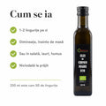 Ulei de chimen negru BIO Biovicta — cum se ia: 1-2 lingurițe pe zi, dimineața sau în salată, niciodată la prăjit