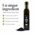 Ulei de chimen negru BIO Biovicta — un singur ingredient, 100% chimen negru presat la rece sub 50 de grade