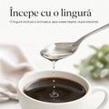 Ulei MCT C8 — începe cu o lingură mică pe zi, apoi crește treptat după toleranță