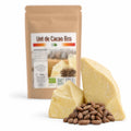 Bucăți de unt de cacao BIO cu boabe întregi de cacao din Peru, ambalaj kraft, 200g Biovicta